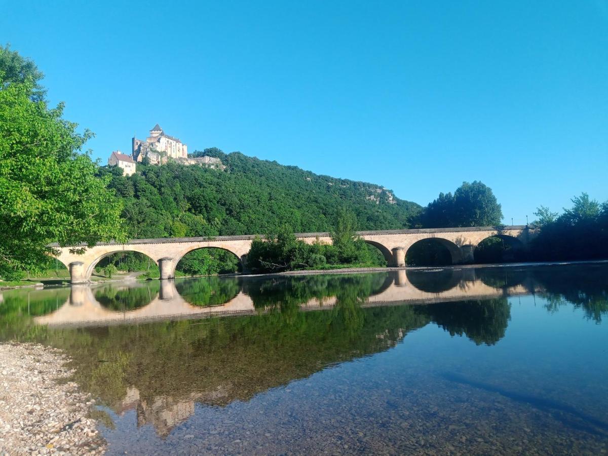 Au Pied Du Chateau - 5 A 11 Personnes - Baignade-Canoe-Piste Cyclable A 100 M Castelnaud-la-Chapelle Eksteriør bilde