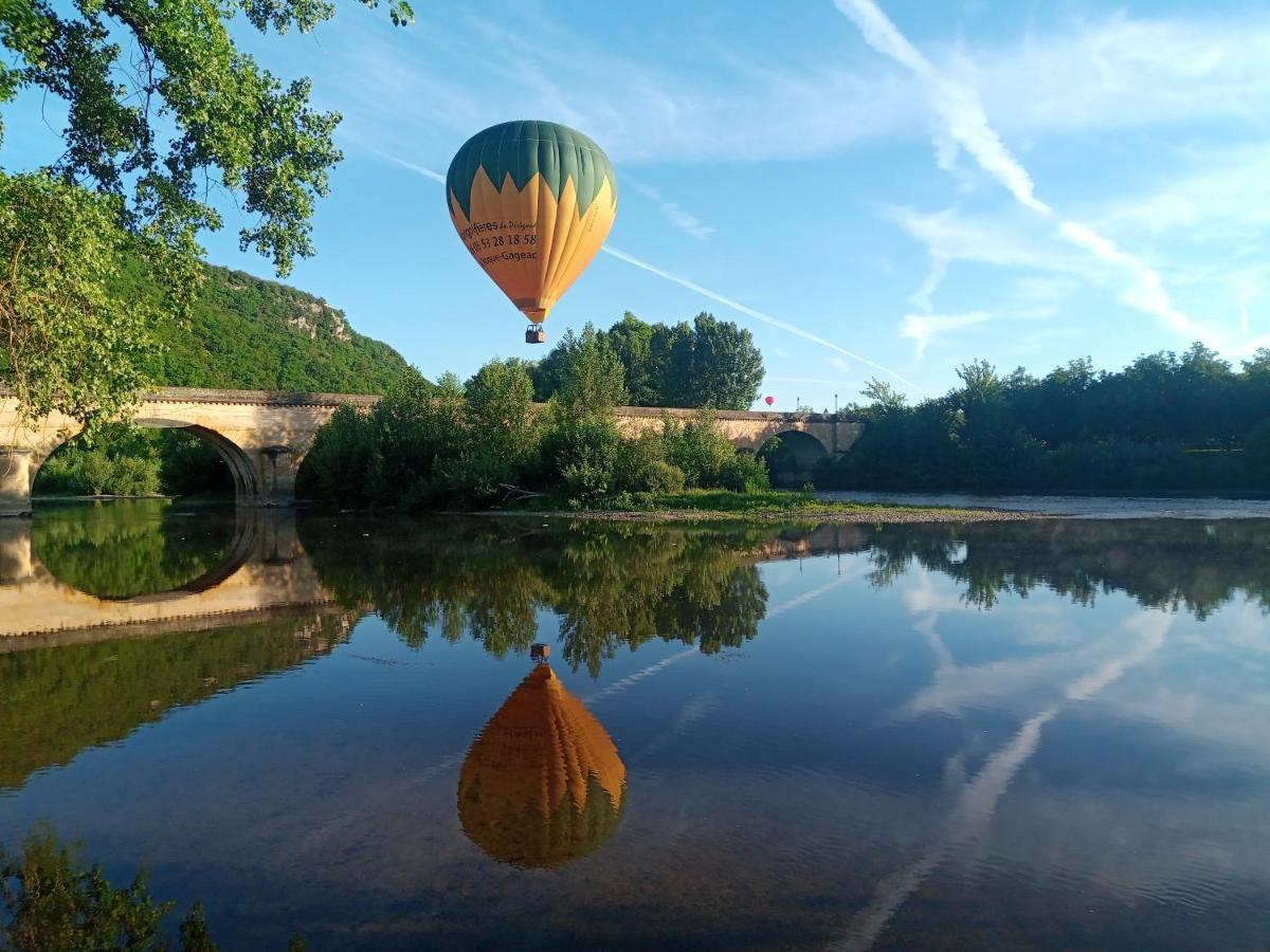 Au Pied Du Chateau - 5 A 11 Personnes - Baignade-Canoe-Piste Cyclable A 100 M Castelnaud-la-Chapelle Eksteriør bilde