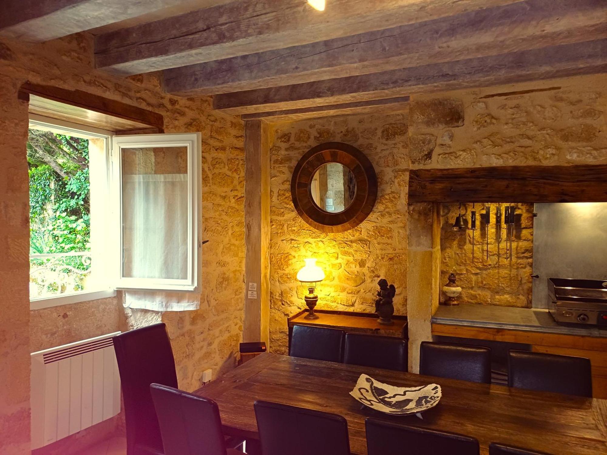 Au Pied Du Chateau - 5 A 11 Personnes - Baignade-Canoe-Piste Cyclable A 100 M Castelnaud-la-Chapelle Eksteriør bilde