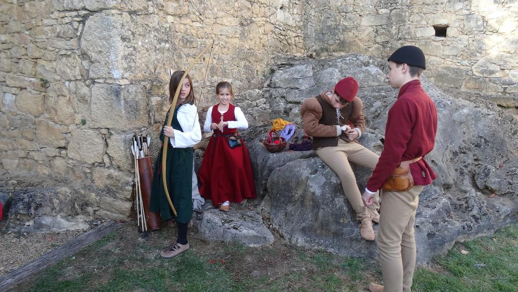 Au Pied Du Chateau - 5 A 11 Personnes - Baignade-Canoe-Piste Cyclable A 100 M Castelnaud-la-Chapelle Eksteriør bilde
