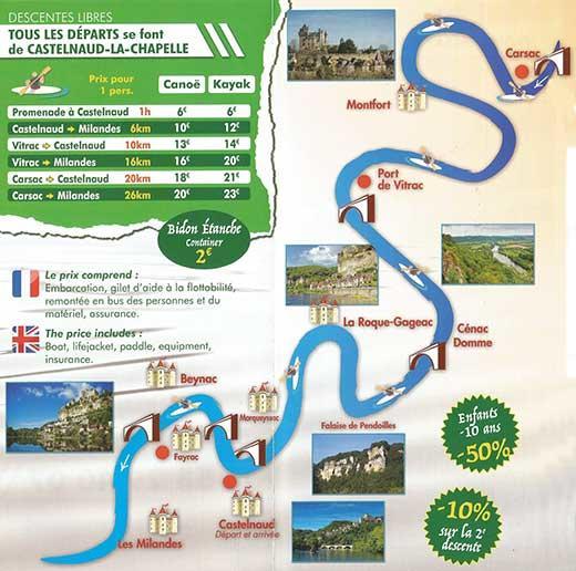 Au Pied Du Chateau - 5 A 11 Personnes - Baignade-Canoe-Piste Cyclable A 100 M Castelnaud-la-Chapelle Eksteriør bilde